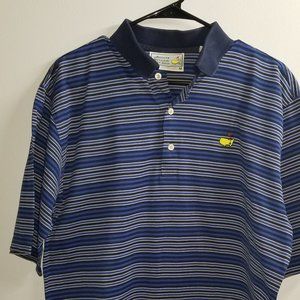 Augusta Blue and yellow collar shirt